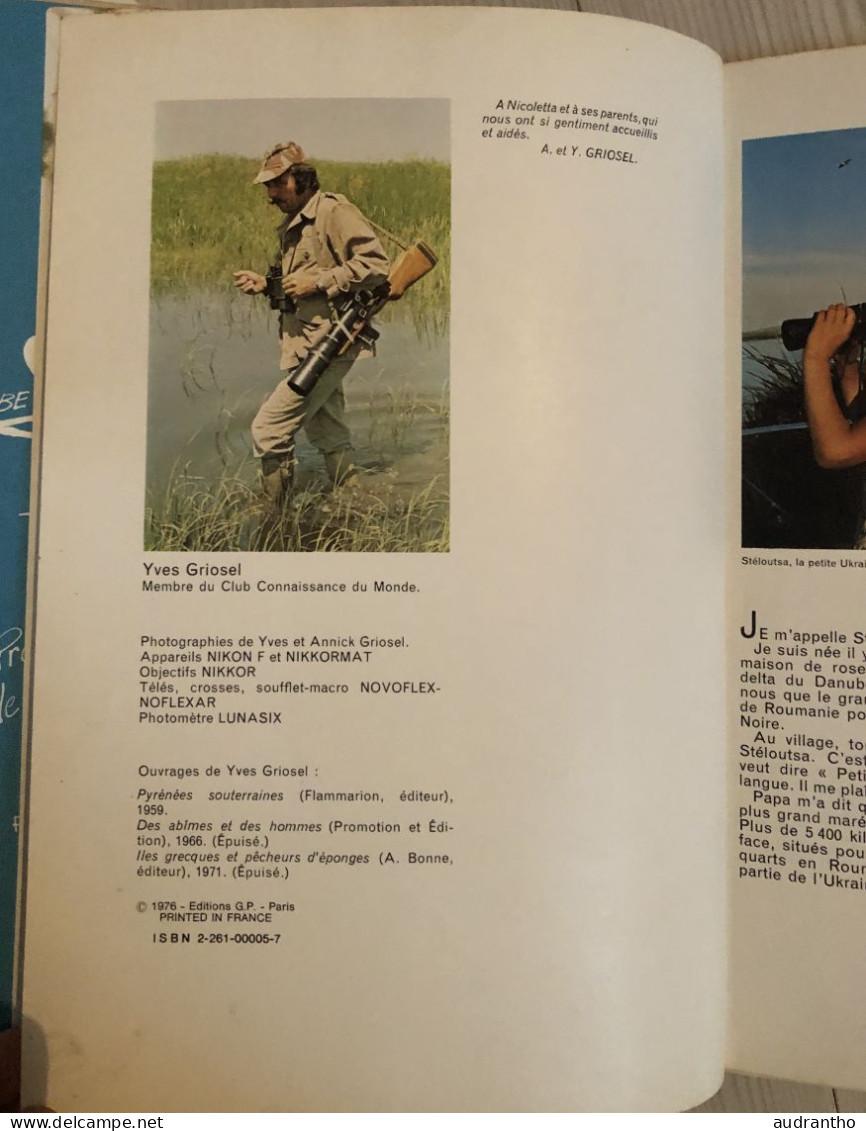 livre STELLA ET LES OISEAUX DU MARAIS - éditions G.P rouge et or 1976 - photographies Yves Griosel