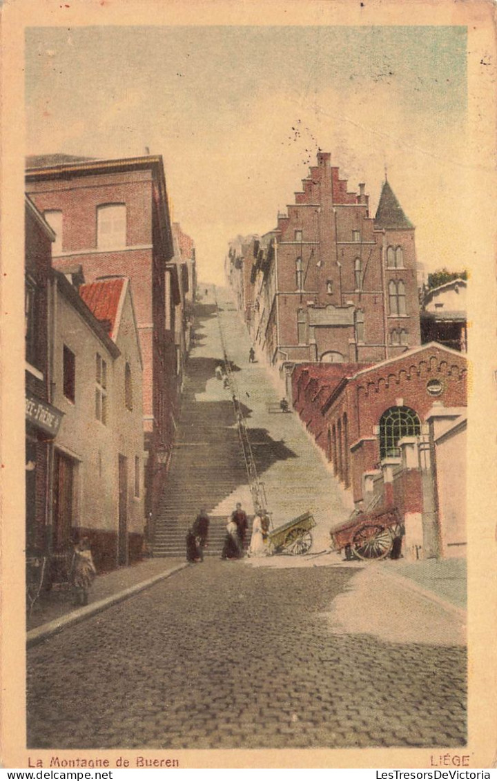 BELGIQUE - Liège - Montagne De Bueren - Colorisé - Carte Postale Ancienne - Luik