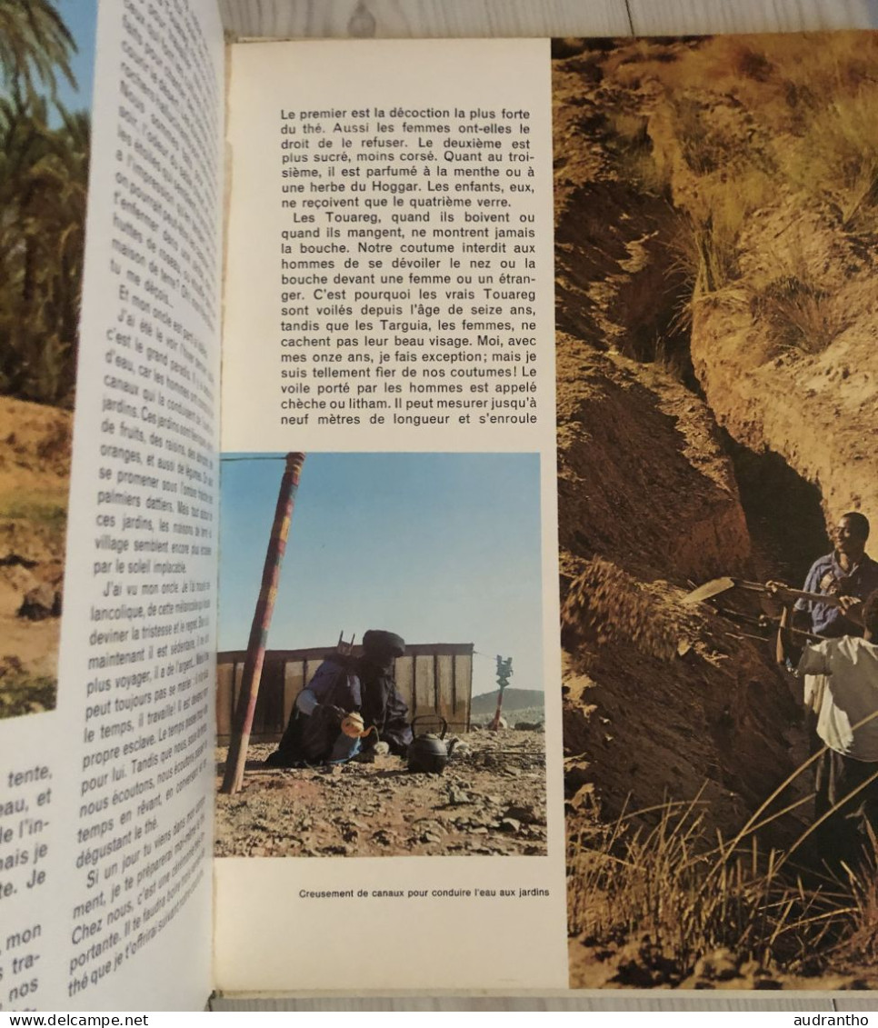 Livre IKEN LE PETIT SEIGNEUR DES SABLES - éditions G.P Rouge Et Or 1973 - Photographies Douchan Gersi - Bibliotheque Rouge Et Or