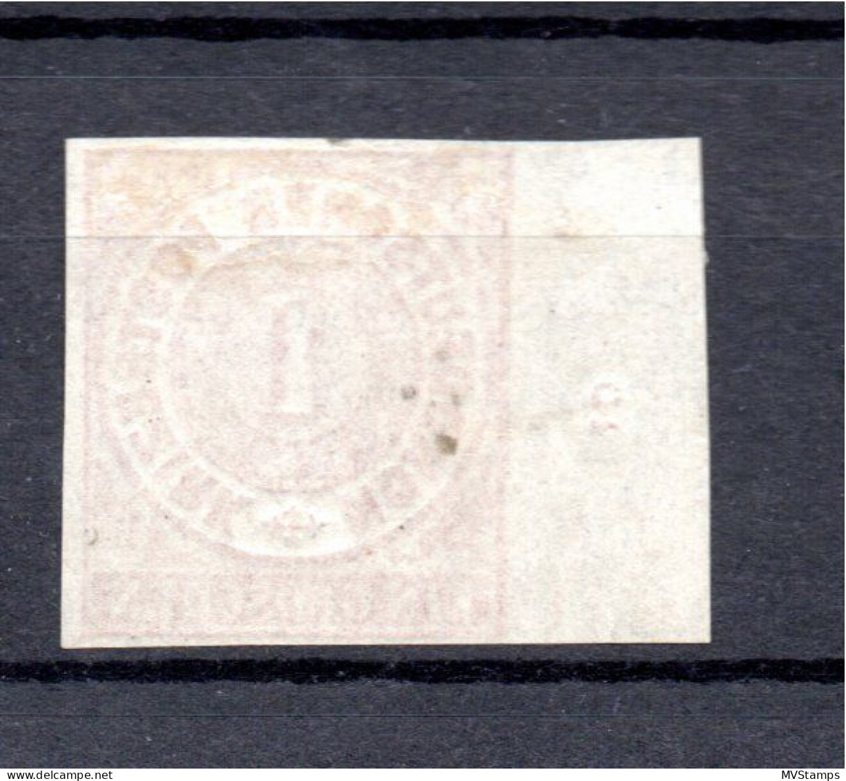 NDP 1868 Freimarke 4 U UNDURCHSTOCHEN Mit Reihenzahl 2 Luxus Ungebraucht - Mint