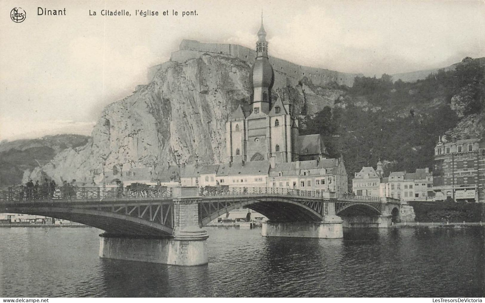 BELGIQUE - Dinant - La Citadelle - L'église Et Le Pont - Carte Postale Ancienne - Dinant