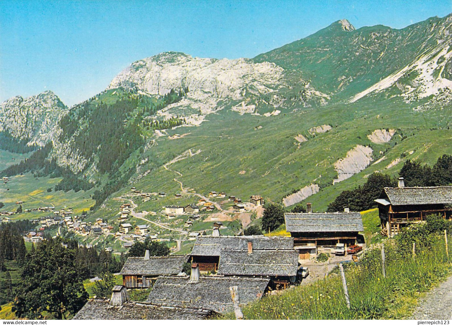 74 - Grand Bornand - Le Chinaillon - L'aiguille Verte - La Gaudinière - Le Grand Bornand