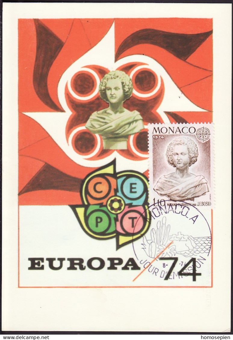 Europa CEPT 1974 Monaco CM Y&T N°958 - Michel N°MK1115 - 1,10f EUROPA - 1974