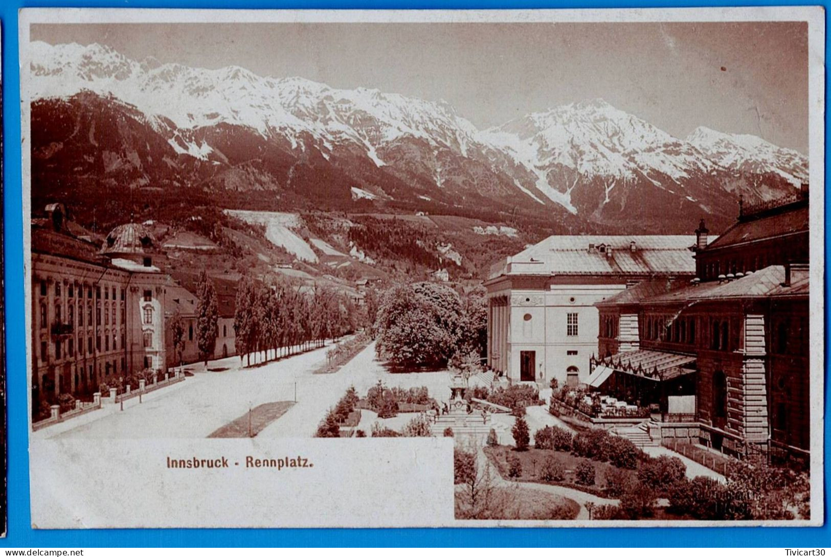 CARTE PHOTO AUTRICHE - INNSBRUCK - RENNPLATZ - FRITZ GRATL PHOTOGRAPHIE & VERLAG - Innsbruck