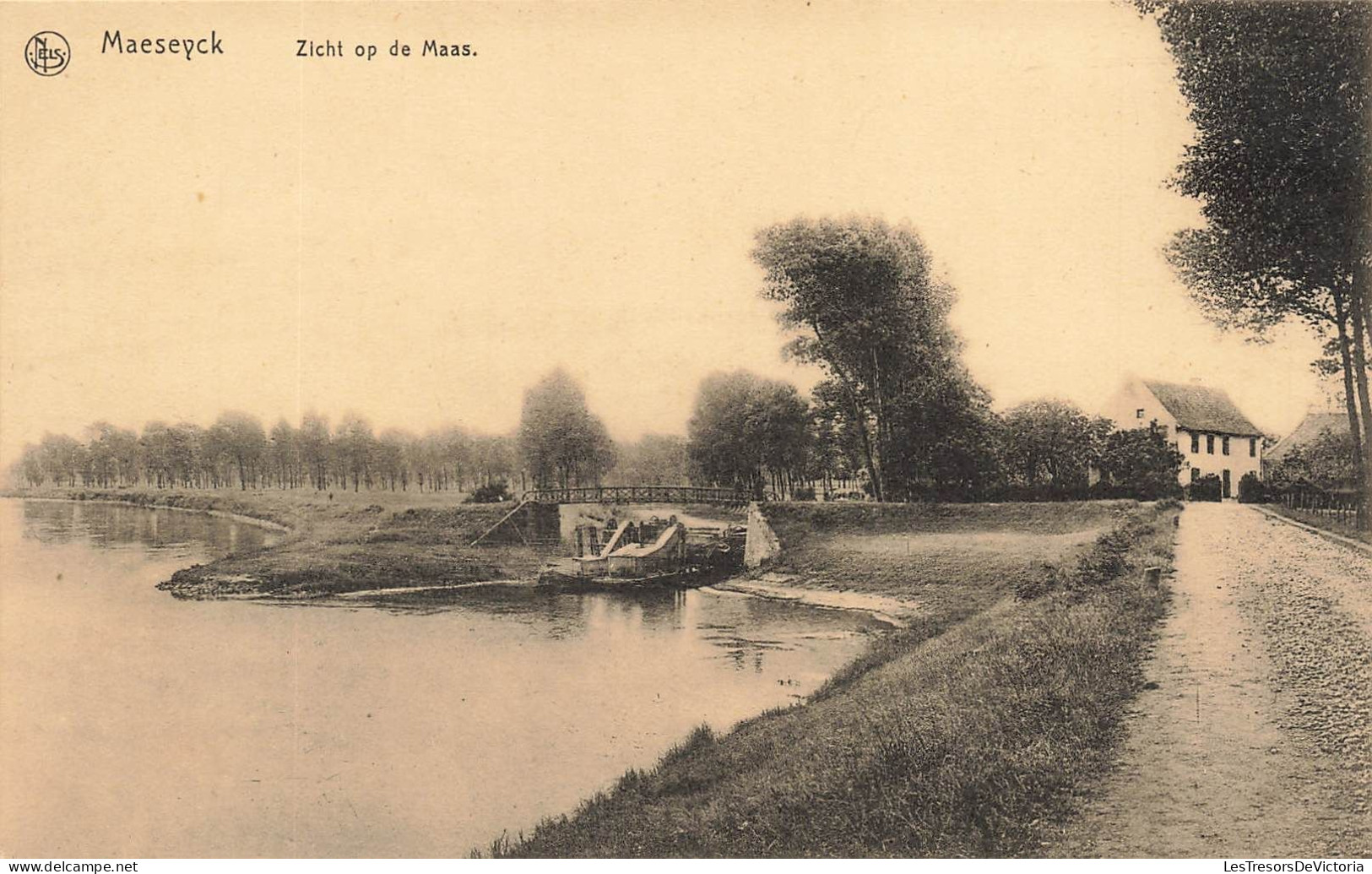 BELGIQUE - Maeseyck -  Vue Sur La Meuse - Carte Postale Ancienne - Maaseik