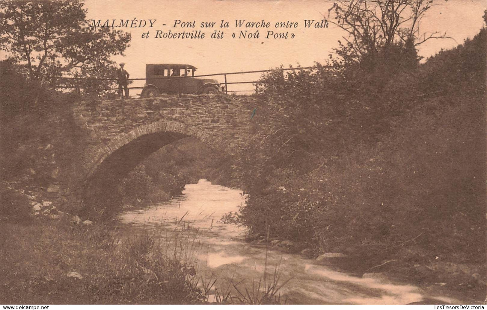 BELGIQUE - Malmedy - Pont Sur La Warche Entre Walk Et Robertville - Carte Postale Ancienne - Malmedy