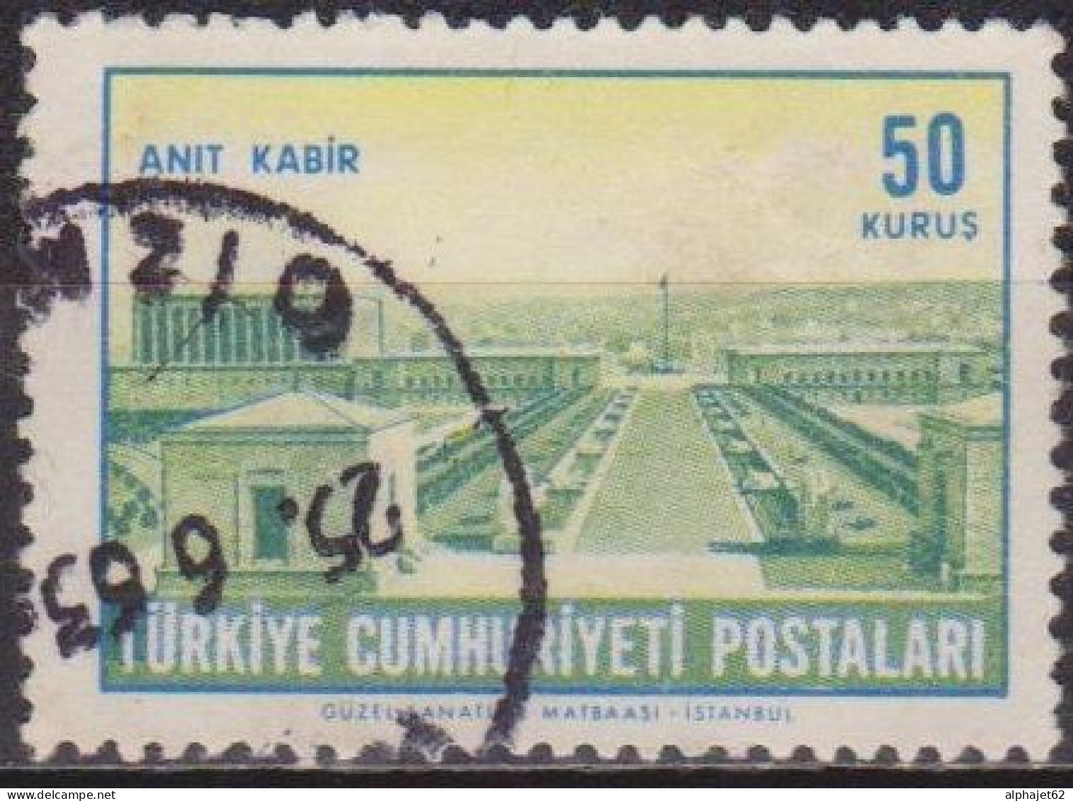 Monument - TURQUIE - Mausolée D'Ataturk - N°  1643 - 1963 - Gebruikt