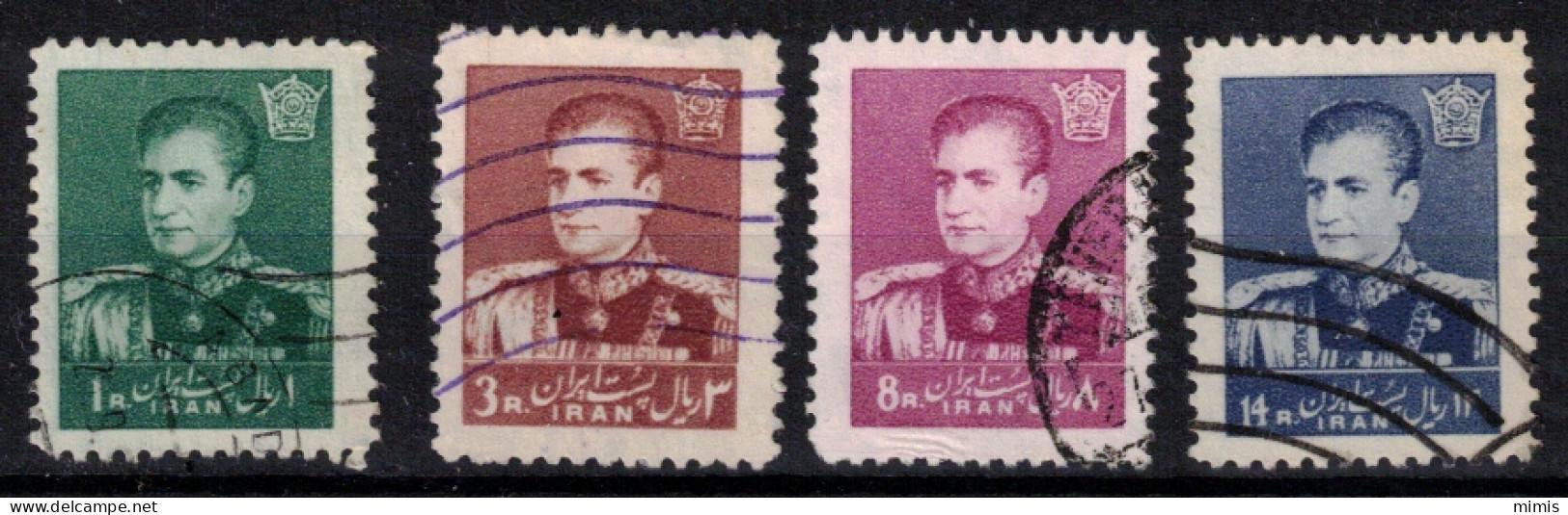 IRAN      1958  1ère Série         N° 924 - 926/29 (o) - Iran