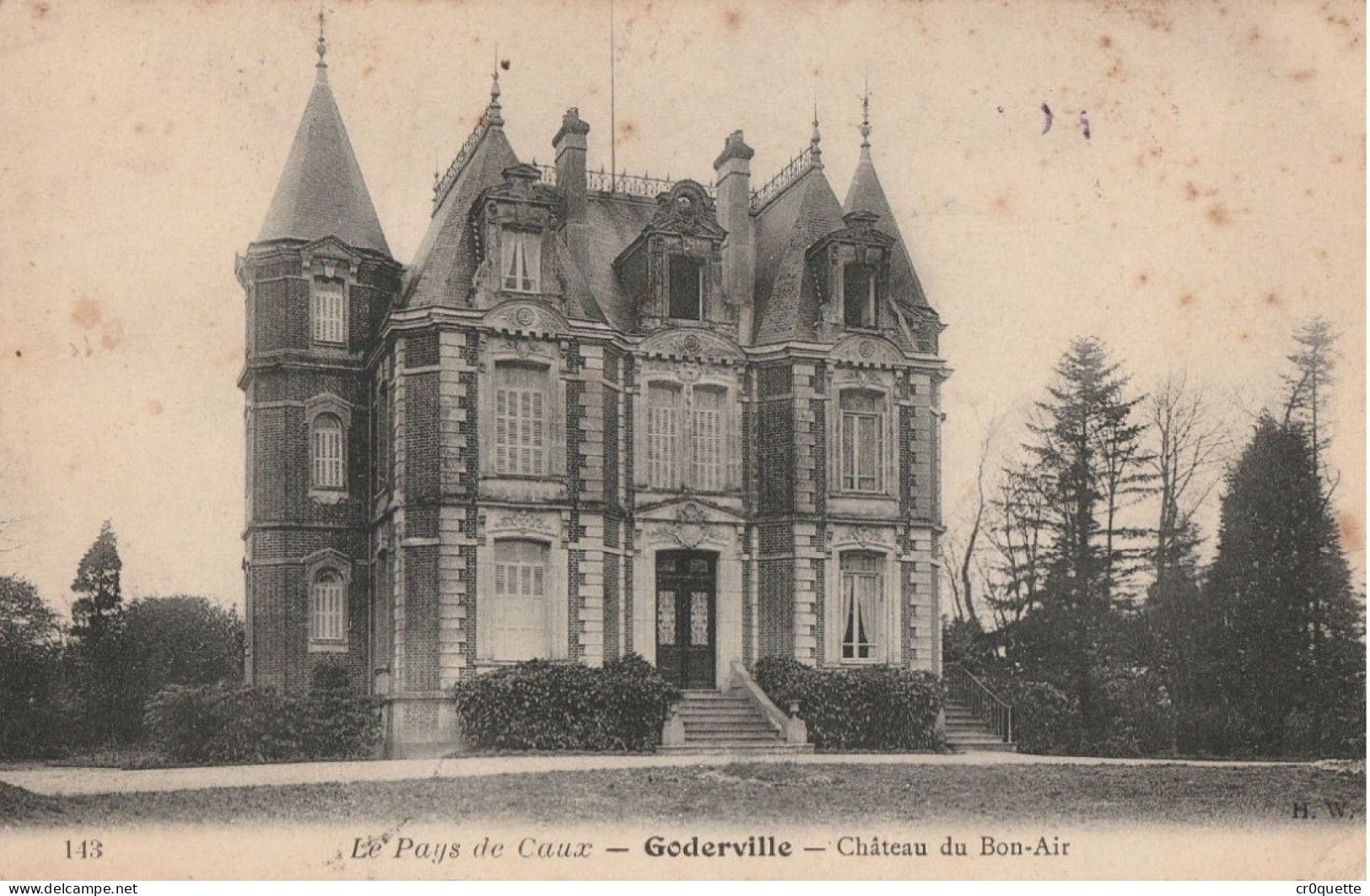 # 76110 GODERVILLE / CHÂTEAU Du BON AIR En 1905 - Goderville