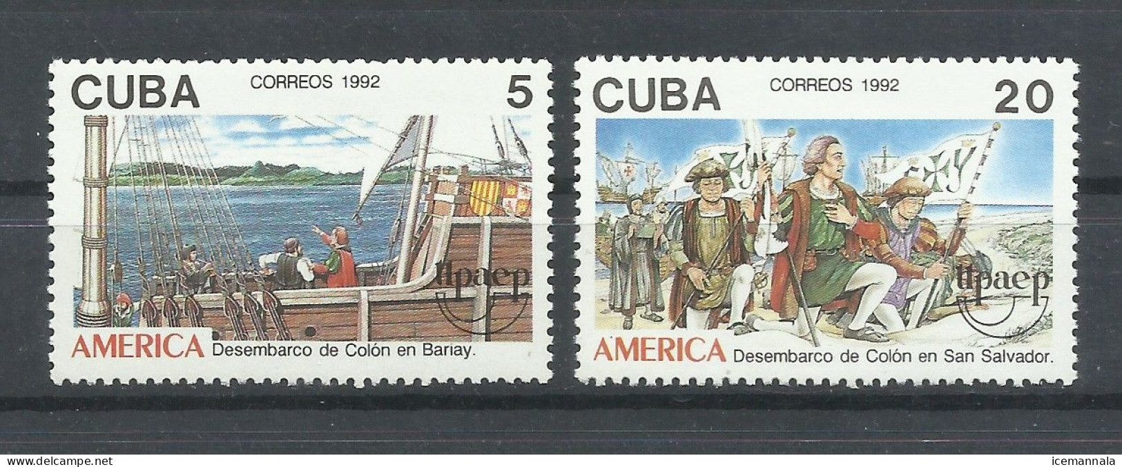 CUBA  YVERT   3203/4    MNH  ** - Christophe Colomb