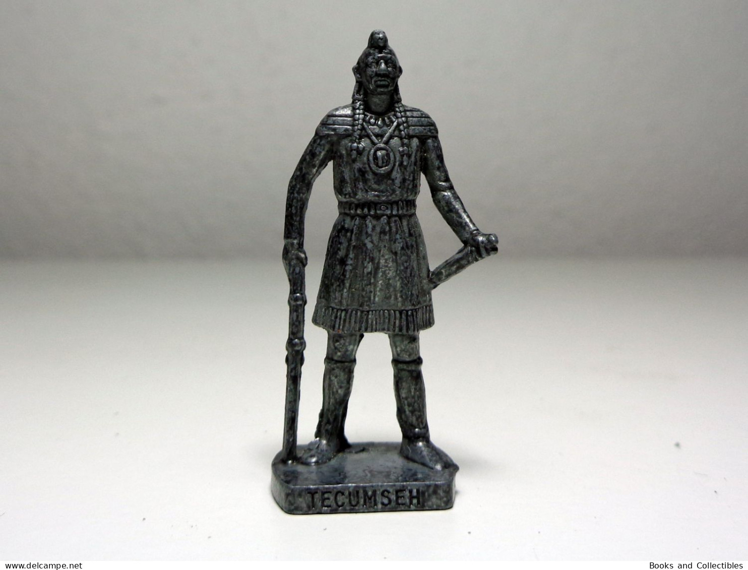 [KNR_0114] KINDER SORPRESE, Figure In Metallo 1994 - Tecumseh [K94] - Figurines En Métal