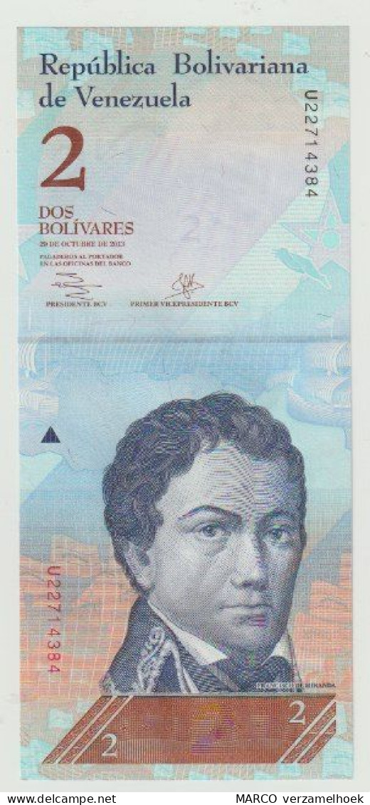 Banknote Banco Central De Venezuela 2 Bolivares 2013 UNC - Venezuela