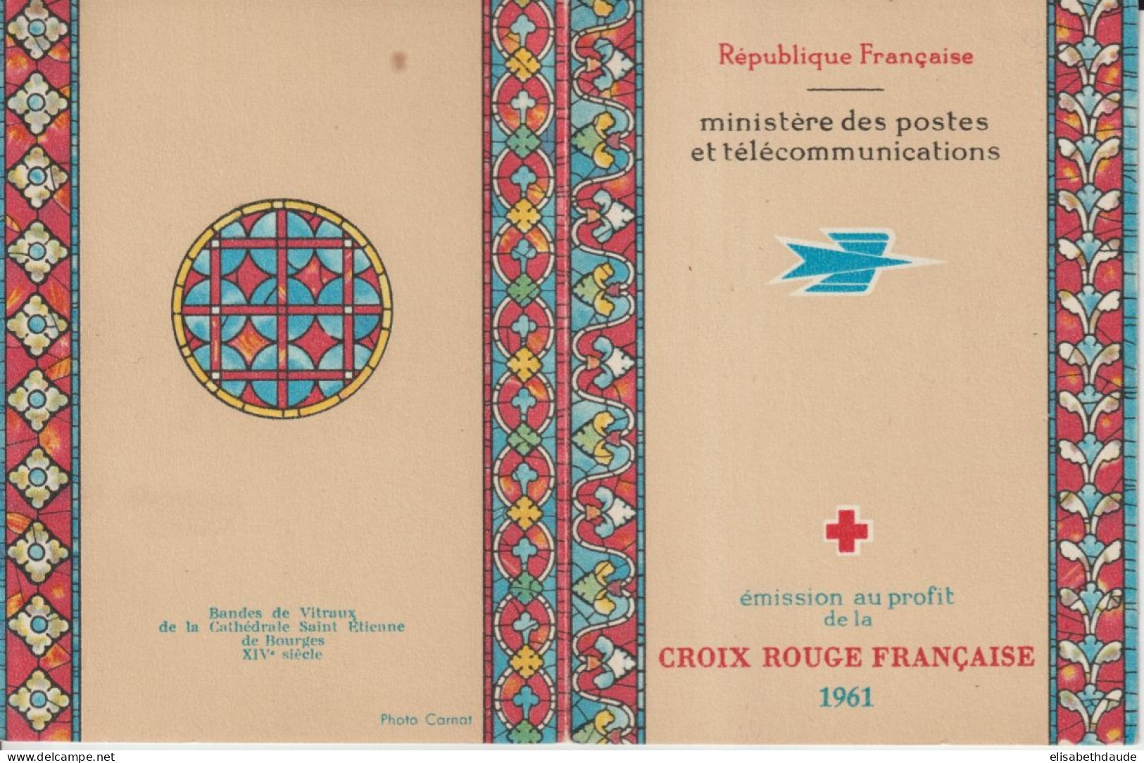 1961 - CARNET CROIX-ROUGE - RED CROSS - COTE = 46 EUR. - Red Cross