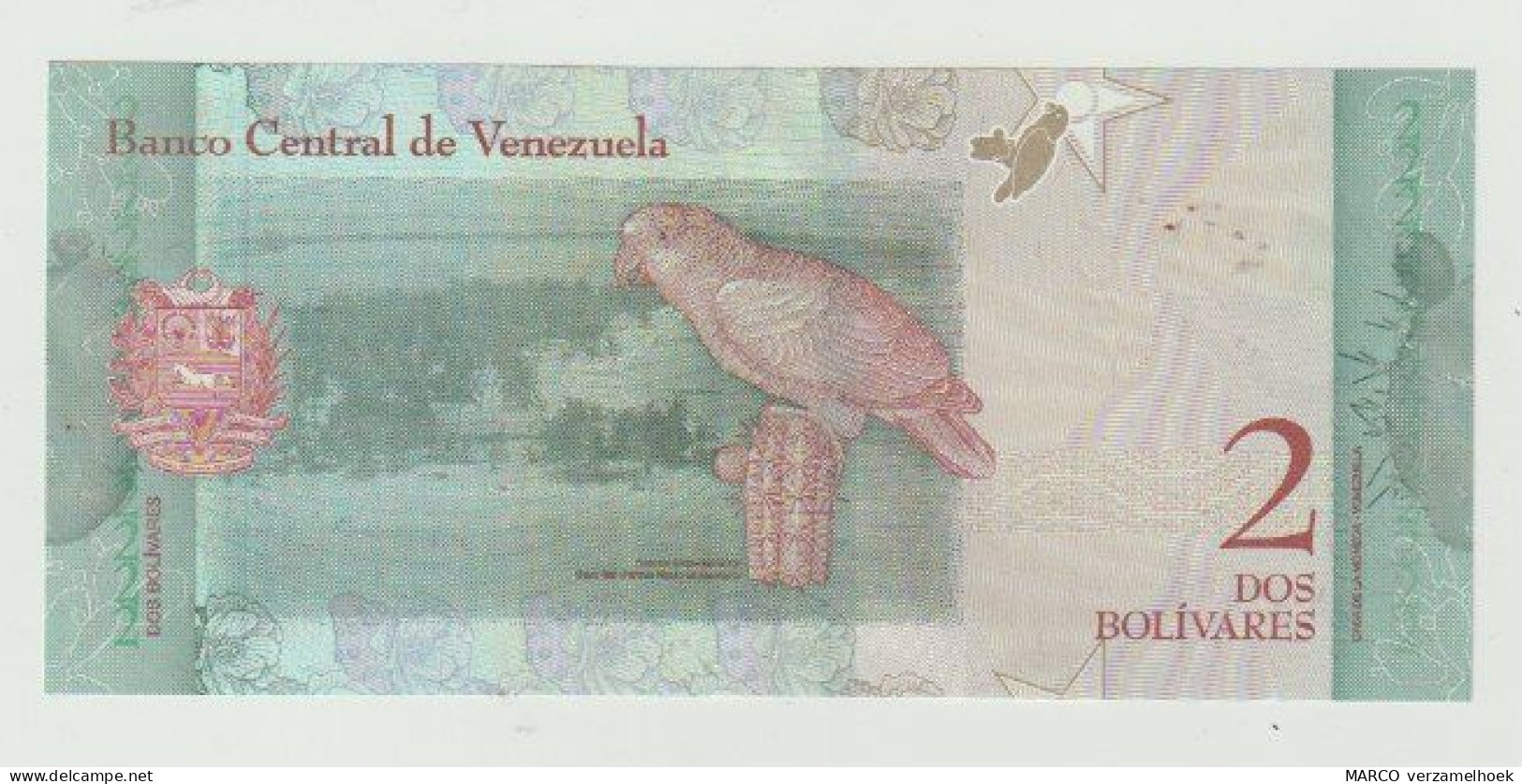 Banknote Banco Central De Venezuela 2 Bolivares 2018 UNC - Venezuela