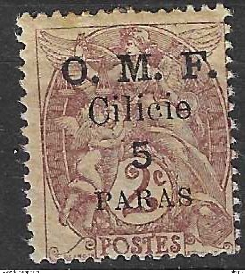 CILICIA - 1920 - BLANC OVERPRINTED "O.M.F. CILICIE 5 PARAS/ 2C" - MINT MNH** (YVERT 80 - MICHEL 71) - Unused Stamps