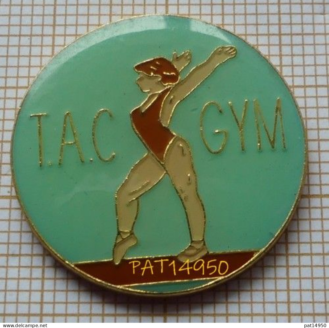 PAT14950 GYMNASTIQUE TAC GYM TREMBLAY ATHLETIQUE CLUB  POUTRE Dpt 93 SEINE ST DENIS - Gymnastiek