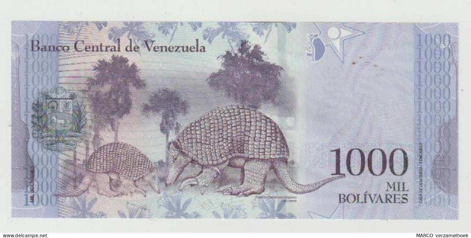 Banknote Banco Central De Venezuela 1000 Bolivares 2017 UNC - Venezuela