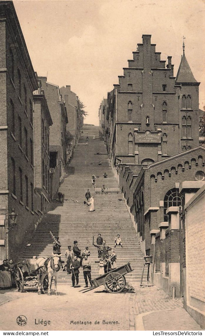 BELGIQUE - Liège - La Montagne De Bueren - Dos Non Divisé - Carte Postale Ancienne - Liège