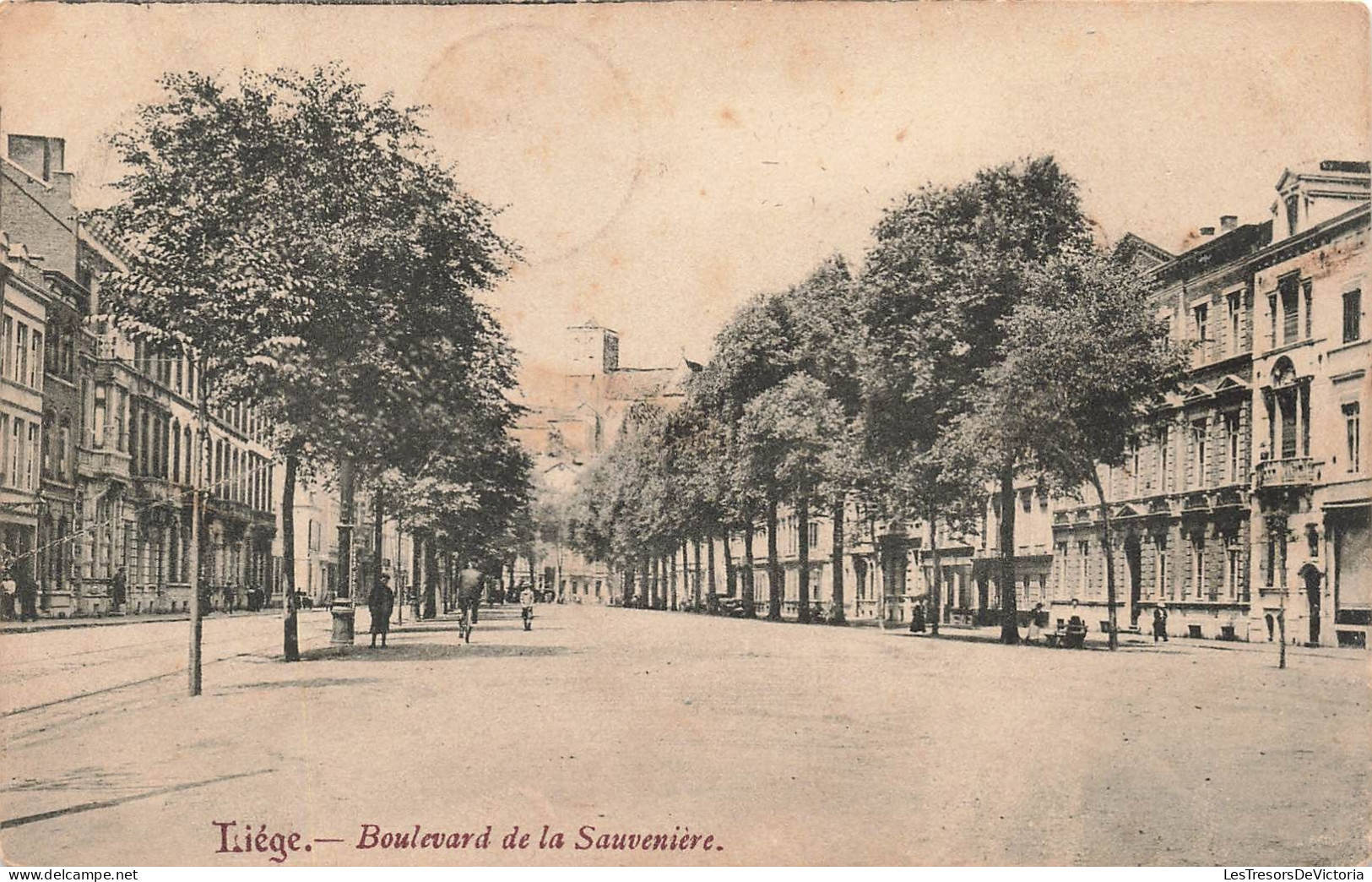 BELGIQUE - Liège - Boulevard De La Sauvenière - Carte Postale Ancienne - Liege