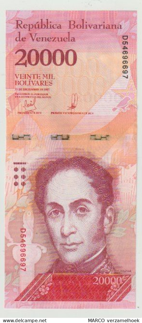 Banknote Banco Central De Venezuela 20.000 Bolivares 2017 UNC - Venezuela