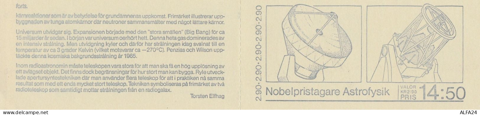 CARNET FRANCOBOLLI TIMBRATI SVEZIA-SVERIGE 1987 (BF48 - Blokken & Velletjes