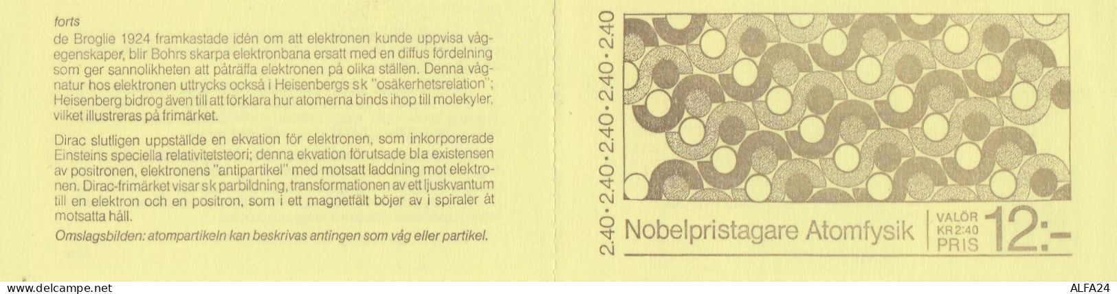 CARNET FRANCOBOLLI TIMBRATI SVEZIA-SVERIGE 1982 (BF57 - Blocchi & Foglietti