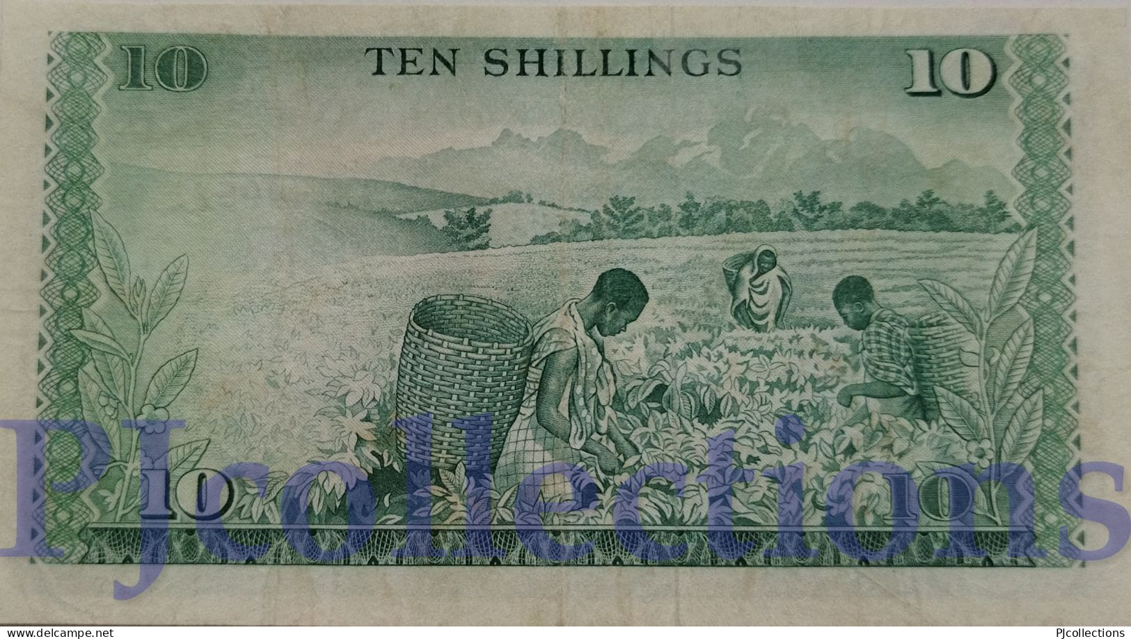 KENYA 10 SHILLINGS 1972 PICK 7c AXF - Kenia