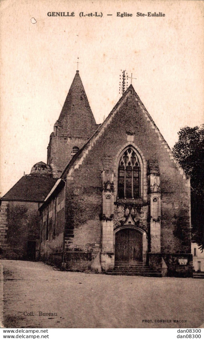 37 GENILLE EGLISE SAINTE EULALIE - Genillé