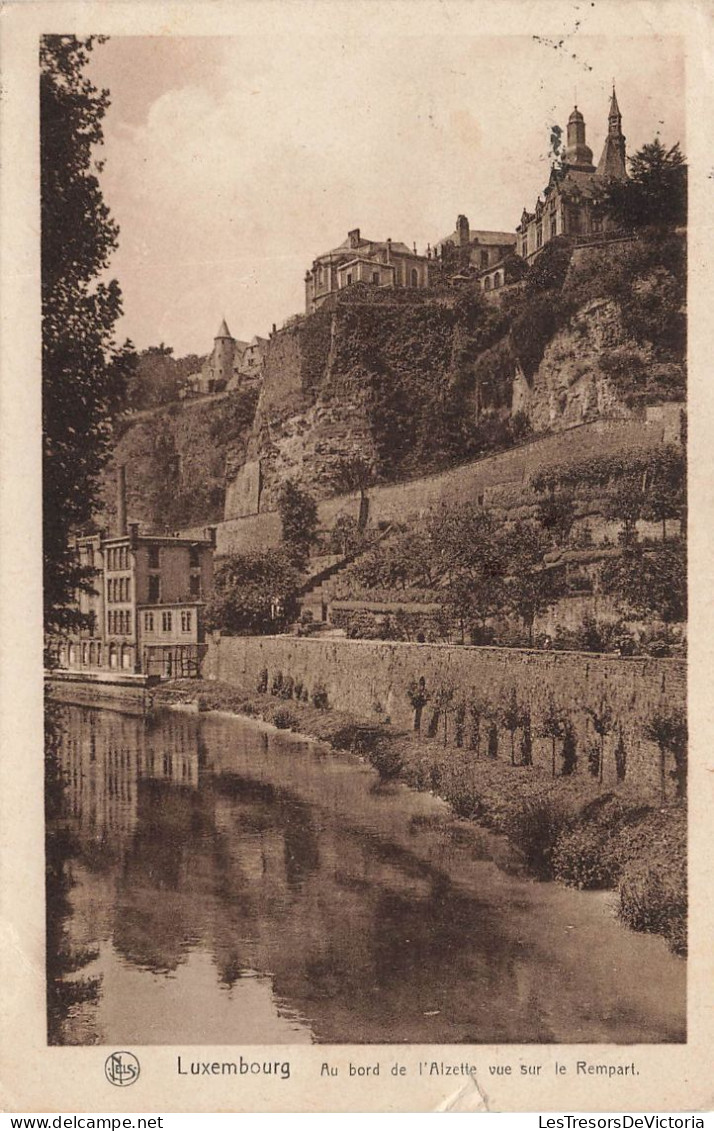 LUXEMBOURG - Luxembourg Ville - Au Bord De L'Aizette Vue Sur Le Remport - Carte Postale Ancienne - Luxemburg - Stadt