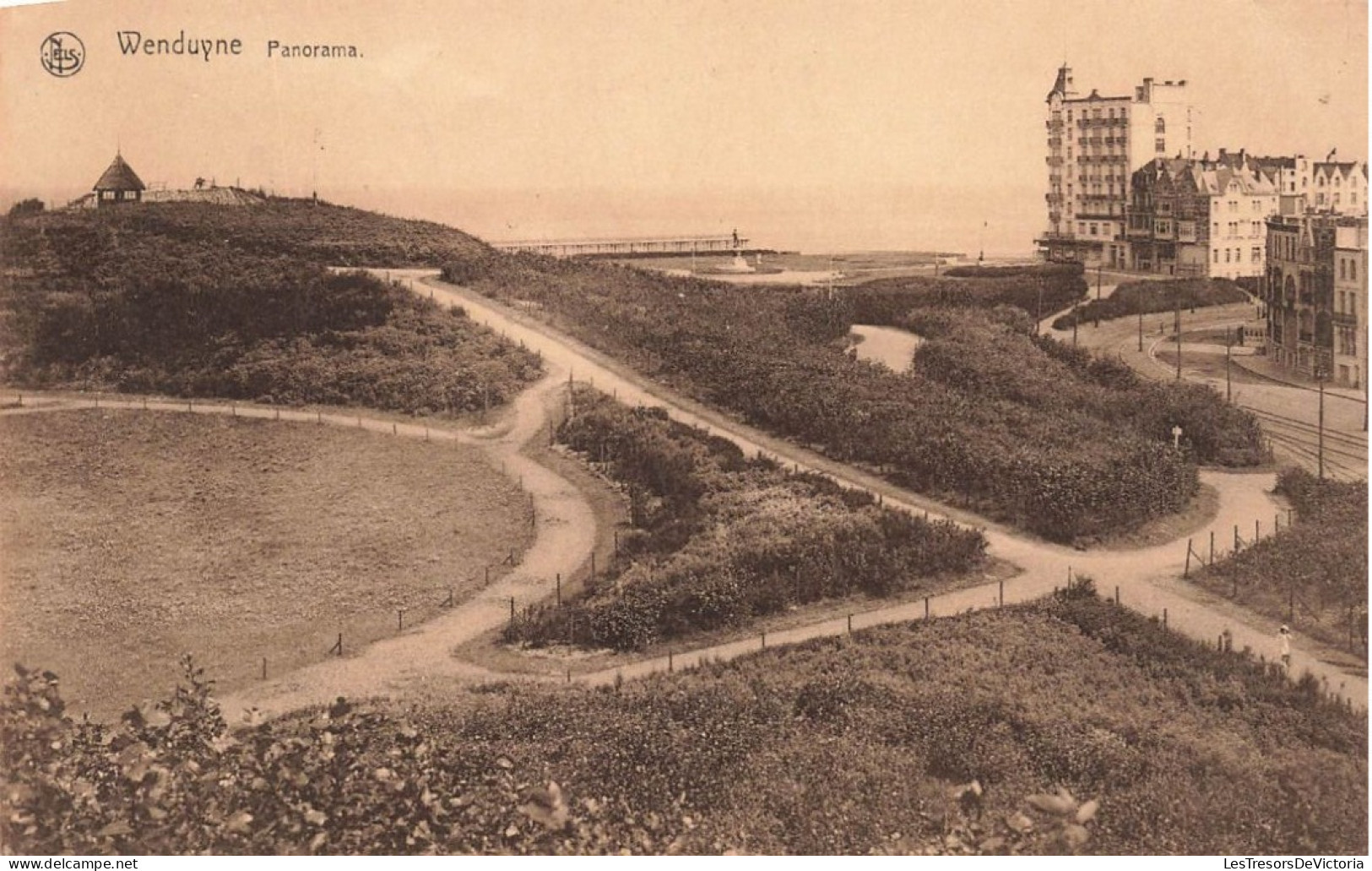 BELGIQUE - Wenduyne - Panorama - Plage - Carte Postale Ancienne - Knokke