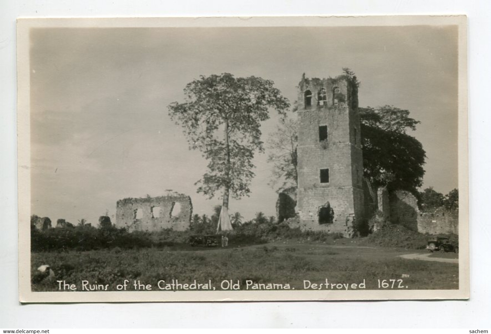  PANAMA Old PANAMA The Ruins Of The Cathedral Destroyed 1672     D14 2021  - Panama