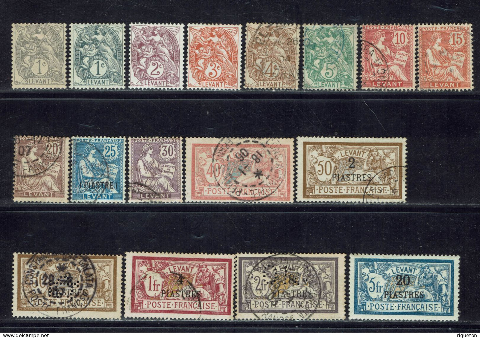 Levant. N° 9/23 Neufs X, Oblitérés. - Unused Stamps