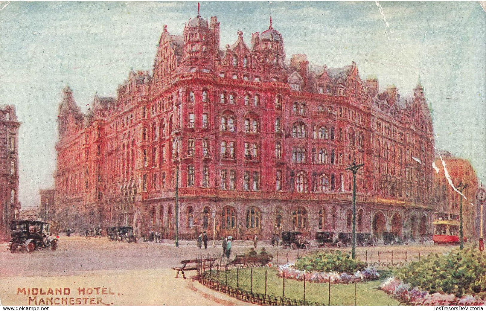 ROYAUME UNI - Angleterre - Manchester - Midland Hotel - Colorisé - Carte Postale Ancienne - Manchester