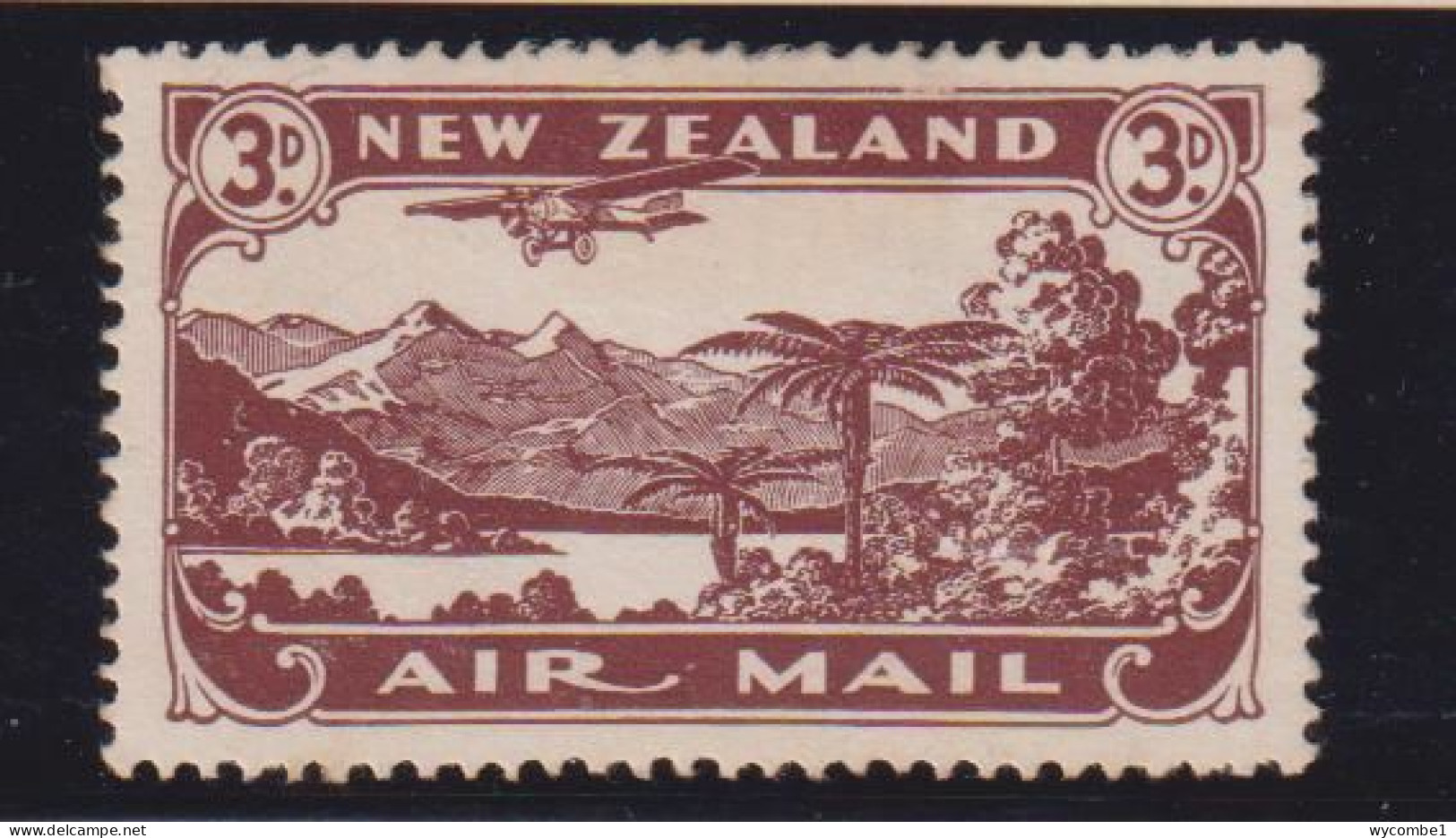 NEW ZEALAND  - 1931 Air 3d Hinged Mint - Unused Stamps