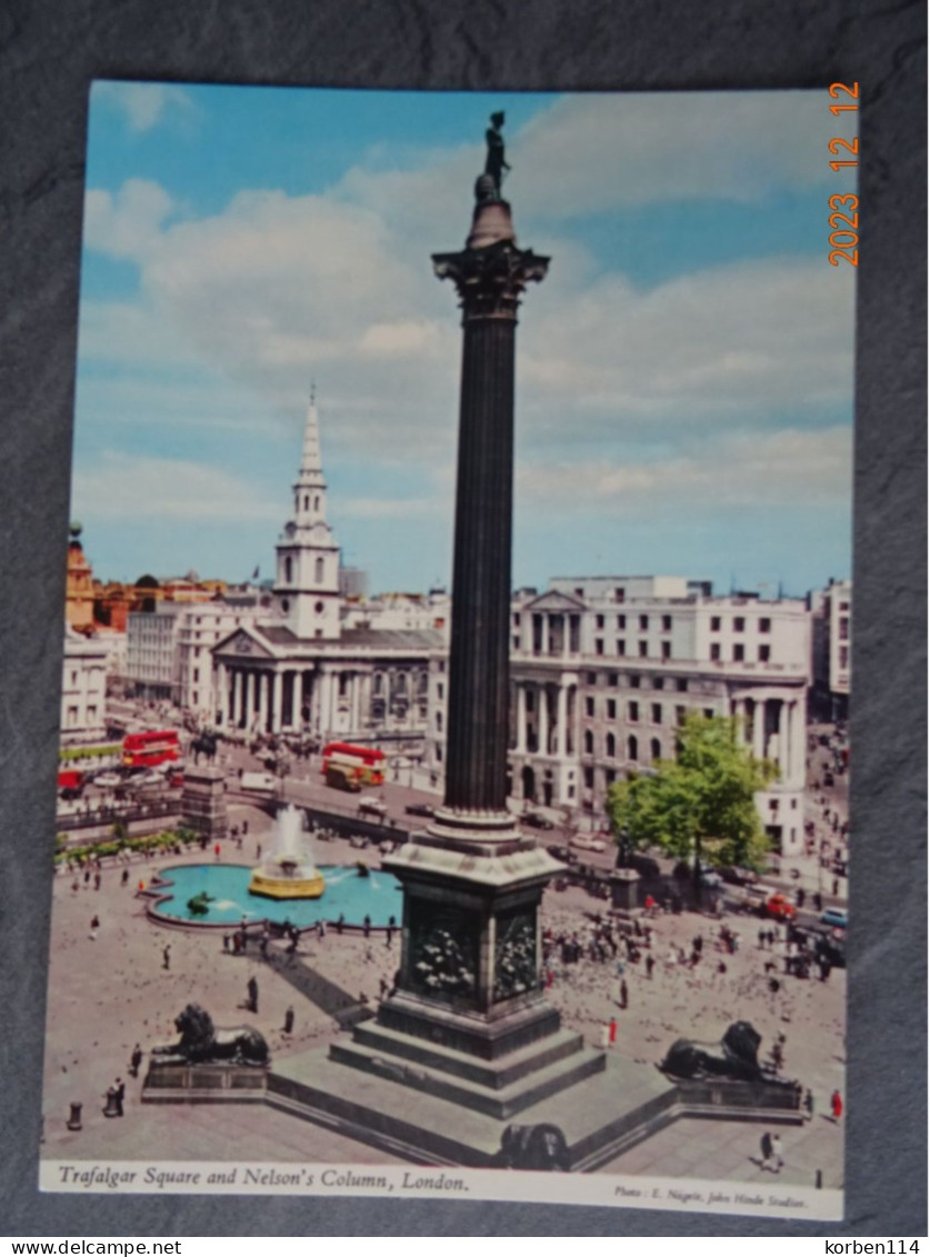 TRAFALGAR SQUARE AND NELSON'S COLUMN - Trafalgar Square