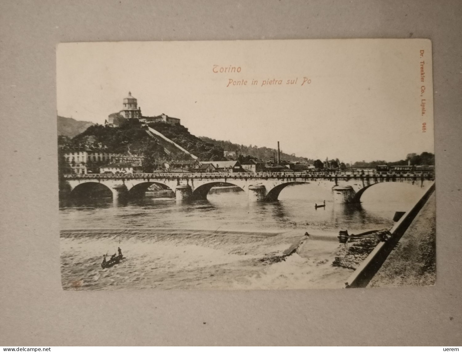 PIEMONTE TORINO 1 PONTE IN PIETRA SUL PO Formato Piccolo Viaggiata Nel 1901 Condizioni Buone - Pontes