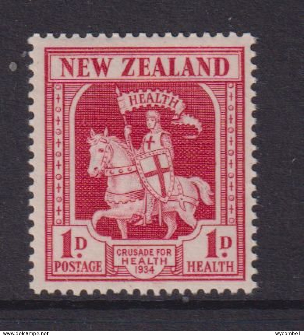 NEW ZEALAND  - 1934 Health 1d+1d Hinged Mint - Nuovi