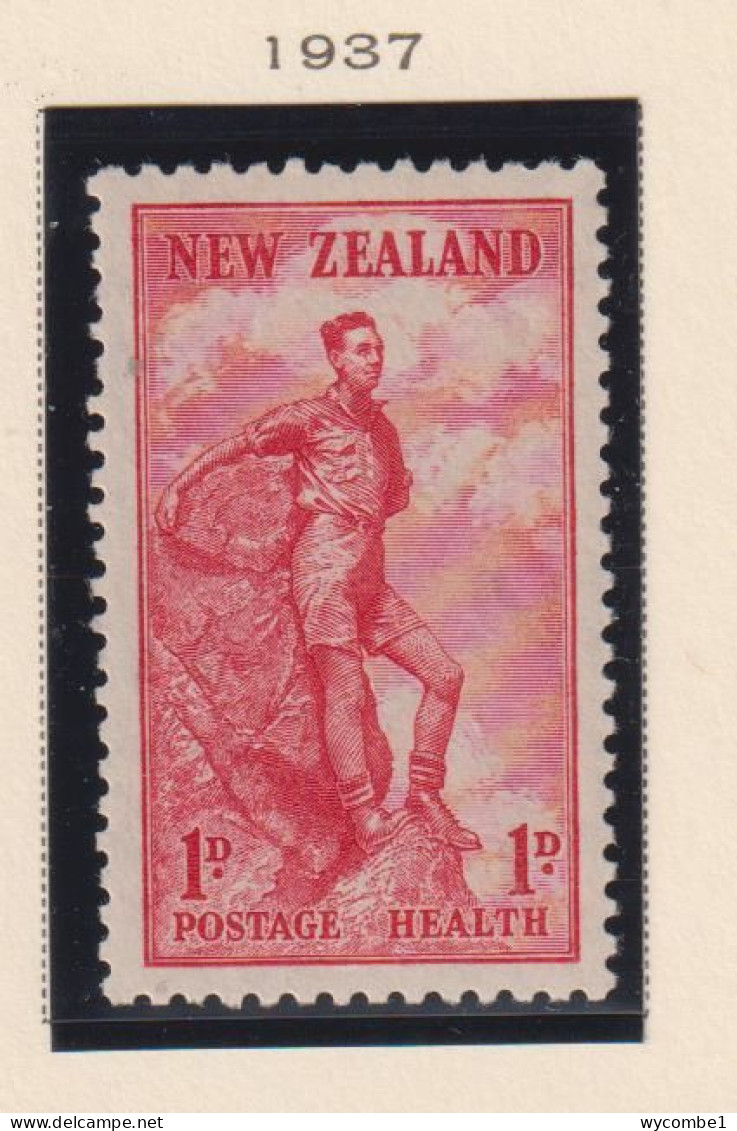 NEW ZEALAND  - 1937 Health 1d+1d Hinged Mint - Ungebraucht