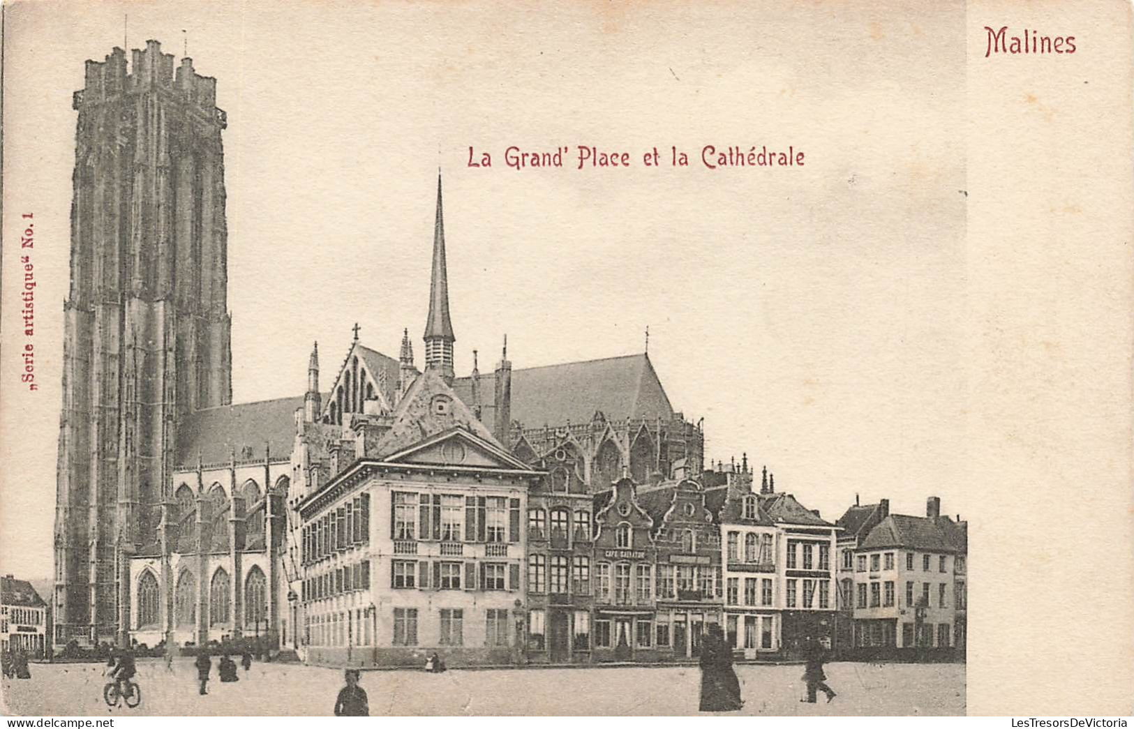 BELGIQUE - Malines - La Grand'place Et La Cathédrale - Carte Postale Ancienne - Mechelen