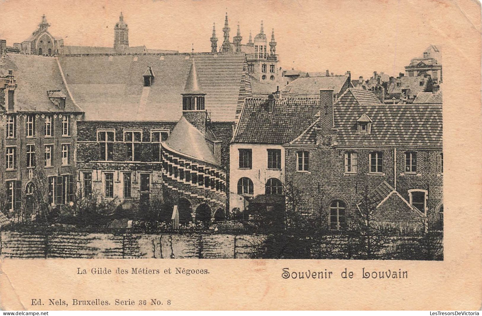 BELGIQUE - Louvain - La Gilde Des Métiers Et Négoces - Carte Postale Ancienne - Leuven