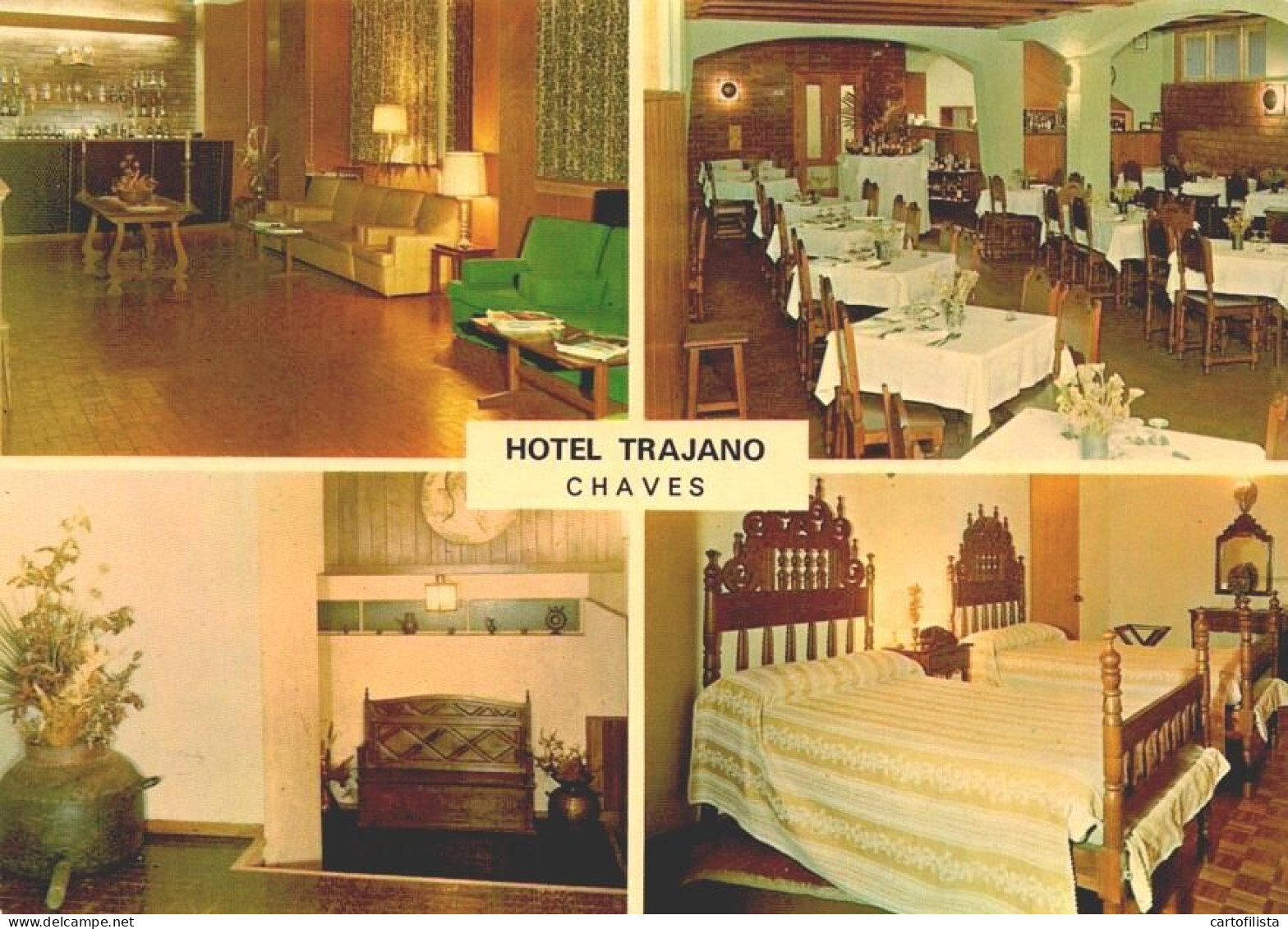 CHAVES - HOTEL TRAJANO  ( 2 Scans ) - Vila Real