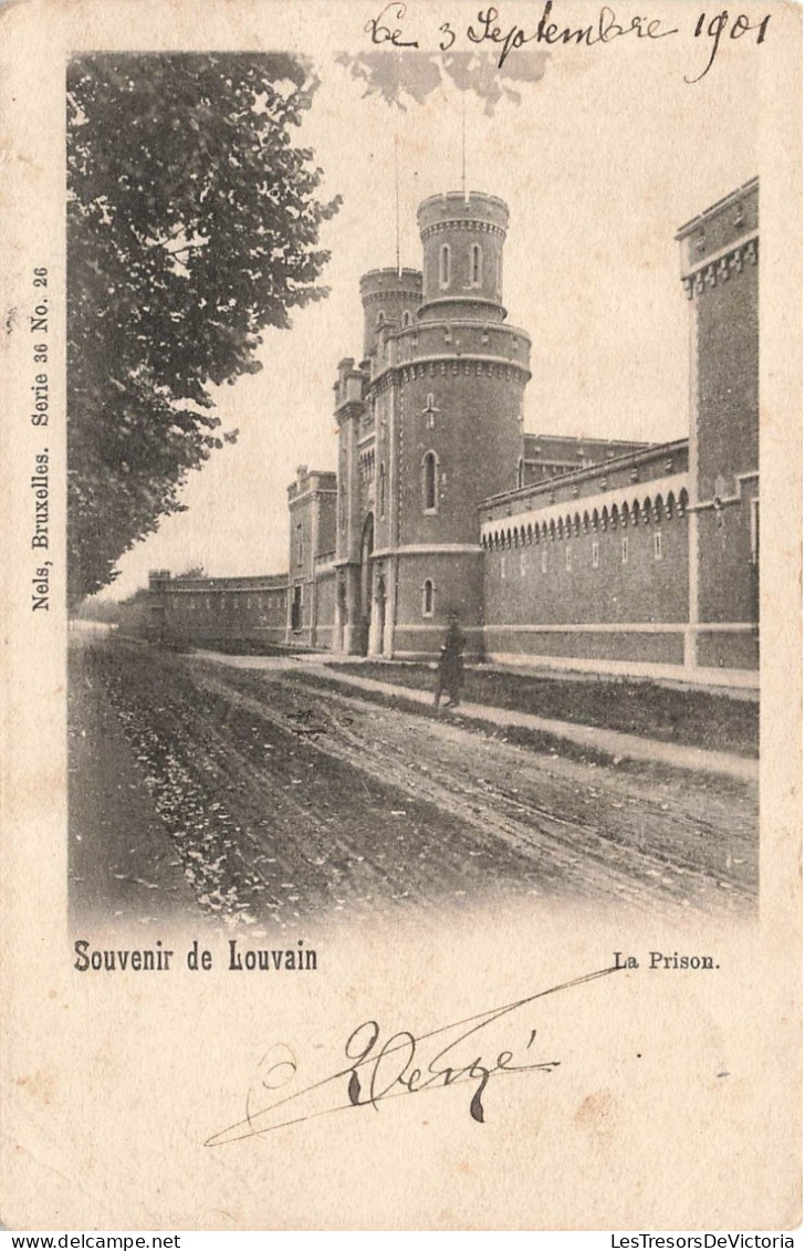 BELGIQUE - Louvain - La Prison - Carte Postale Ancienne - Leuven