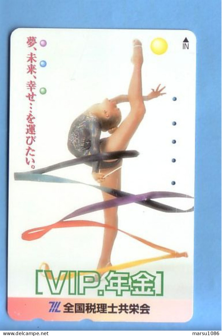Japan Telefonkarte Japon Télécarte Phonecard - Musik Music Musique Frau Women Femme  Sport - Música