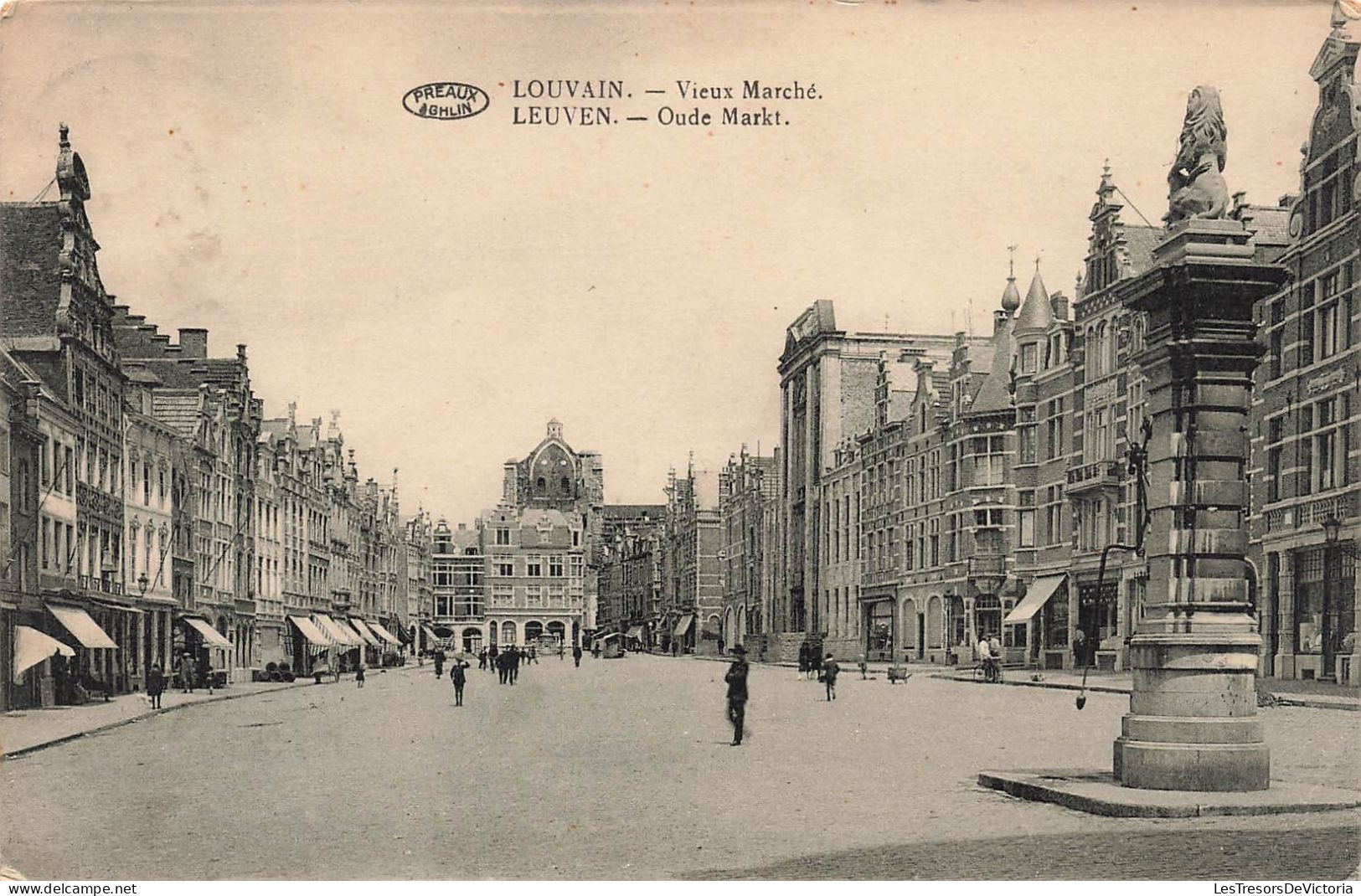 BELGIQUE - Louvain - Vieux Marché - Carte Postale Ancienne - Leuven