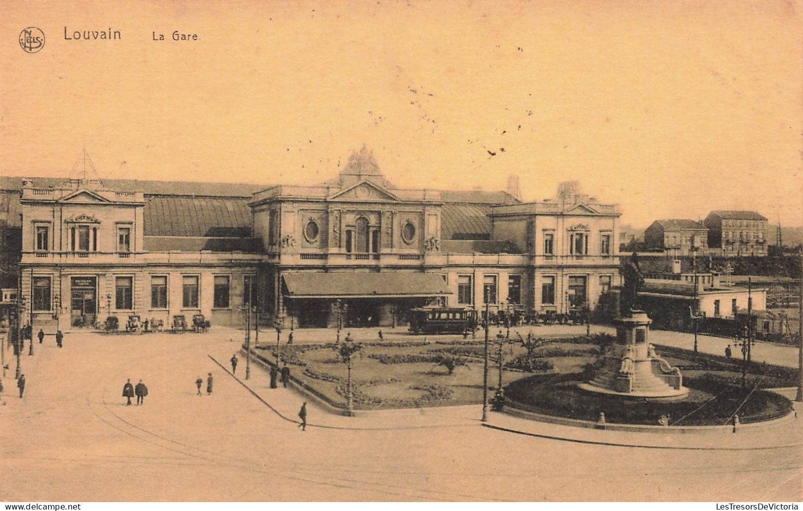 BELGIQUE - Louvain - La Gare - Carte Postale Ancienne - Leuven