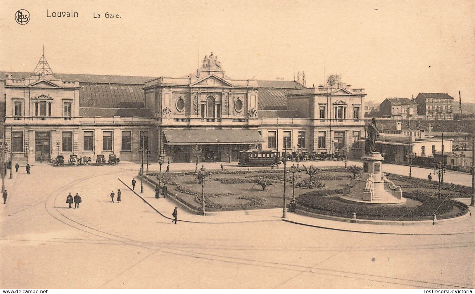 BELGIQUE - Louvain - La Gare - Carte Postale Ancienne - Leuven