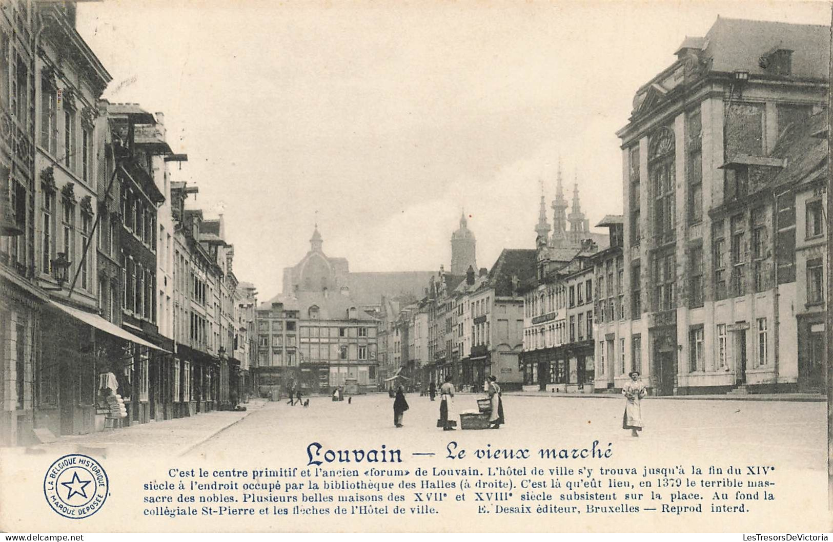 BELGIQUE - Louvain - Le Vieux Marché - Carte Postale Ancienne - Leuven