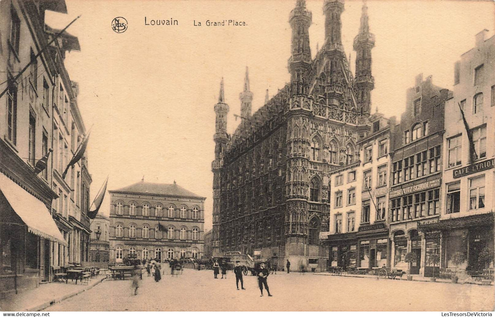 BELGIQUE - Louvain - La Grand'Place - Carte Postale Ancienne - Leuven