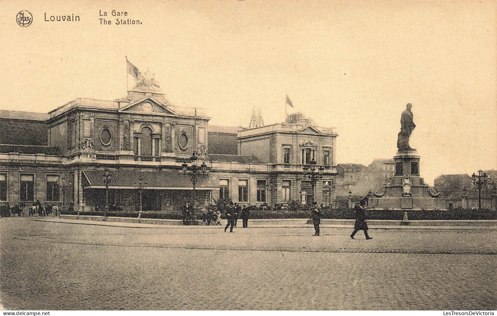 BELGIQUE - Louvain - La Gare - Carte Postale Ancienne - Leuven