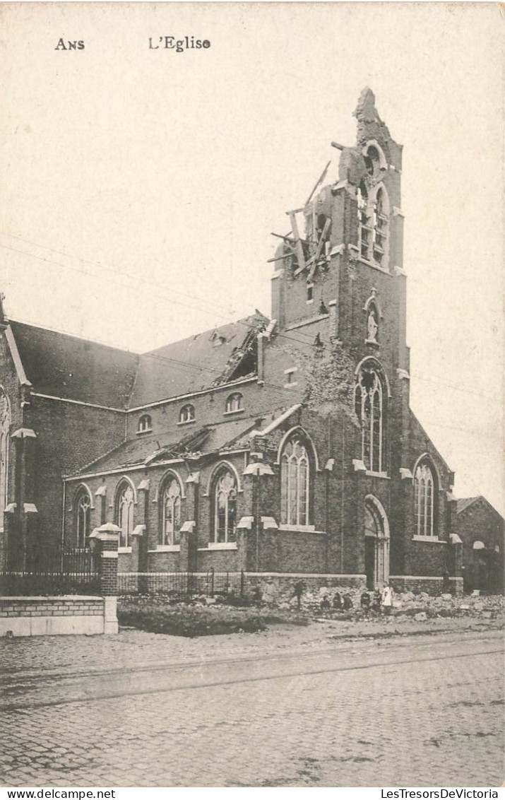 BELGIQUE - Ans - L'église - Carte Postale Ancienne - Ans